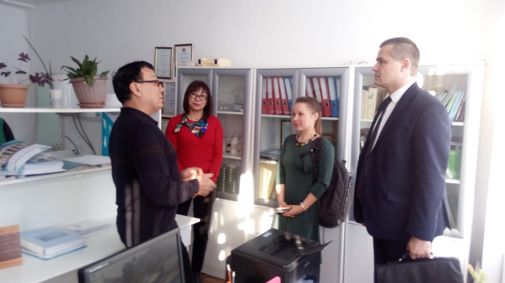 «Витаус Великого» университетінің Жаратылыстану ғылымдары факультетінің деканы Саулюс Мицкевичуспен кездесу. Image