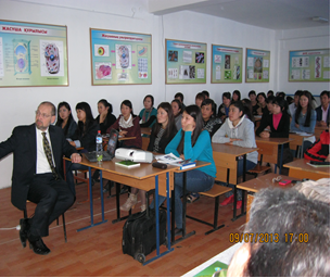Eugene Mechetner (США) профессордың дәріс өткізуі Image