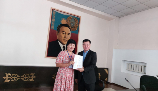 В Шымкентском университете торжественно вручены сертификаты слушателям курсов «Особенности культуры – Китайская пекинская опера»