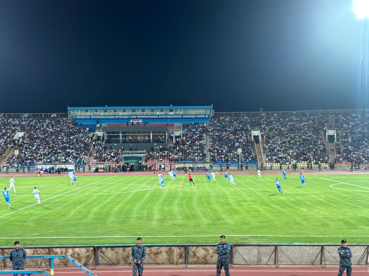 Состоялась очередная встреча футбольных команд «Ордабасы» и «Окжетпес».